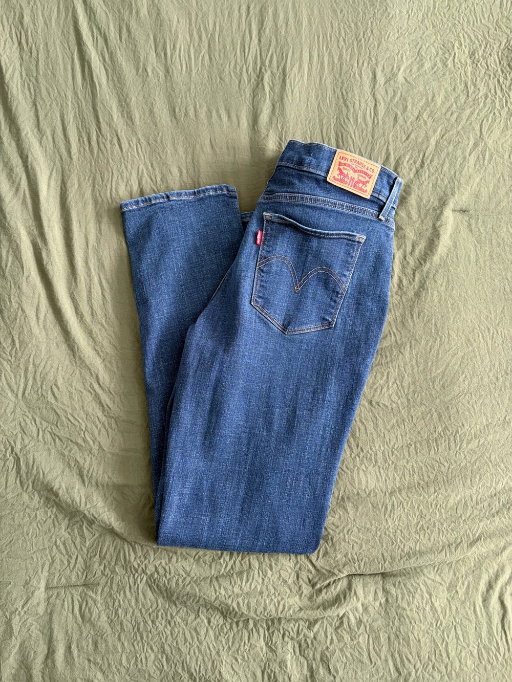 Levi's Women's Blue Straight Leg Jeans
